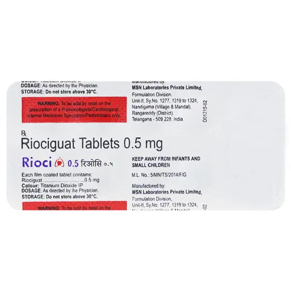 Rioci 0.5mg Tablet